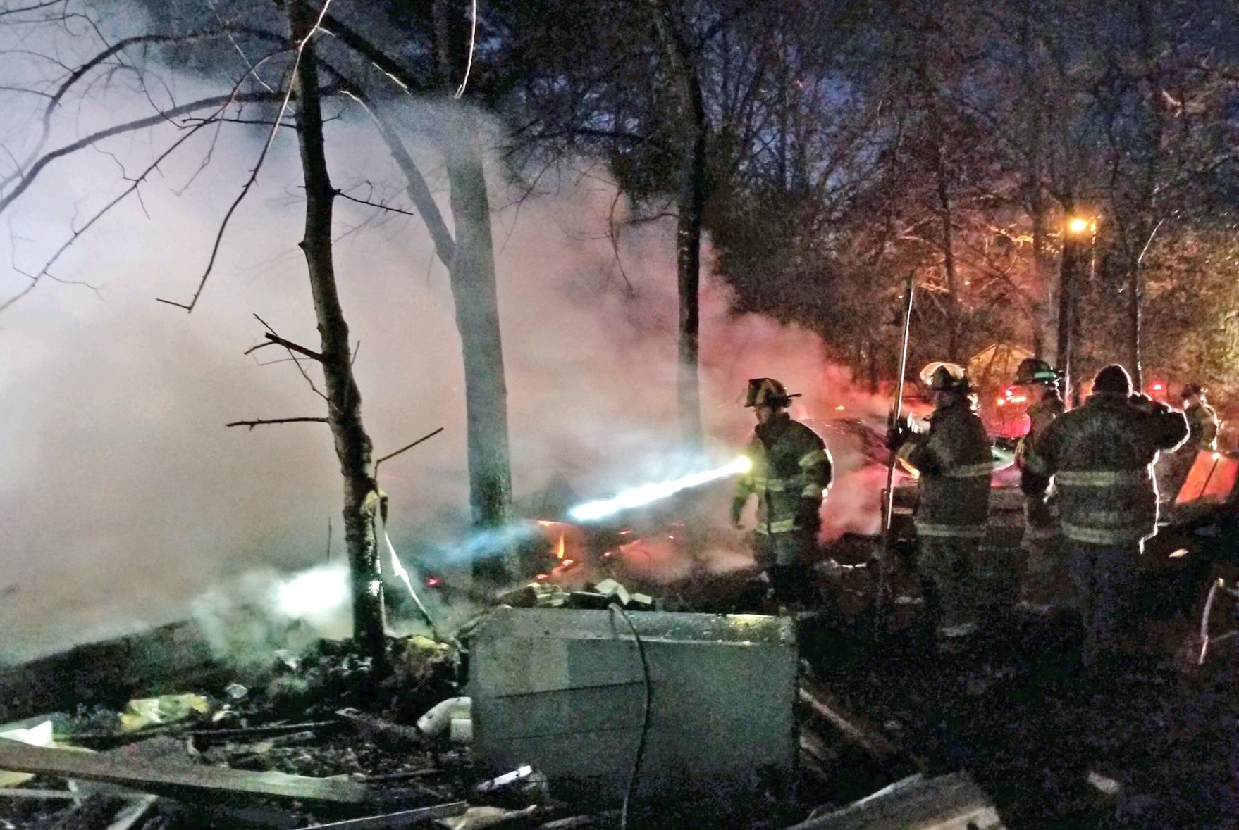 Mobile home a total loss in fire